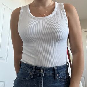 SinchSeamless Rib Crew Tank | Sunday Best